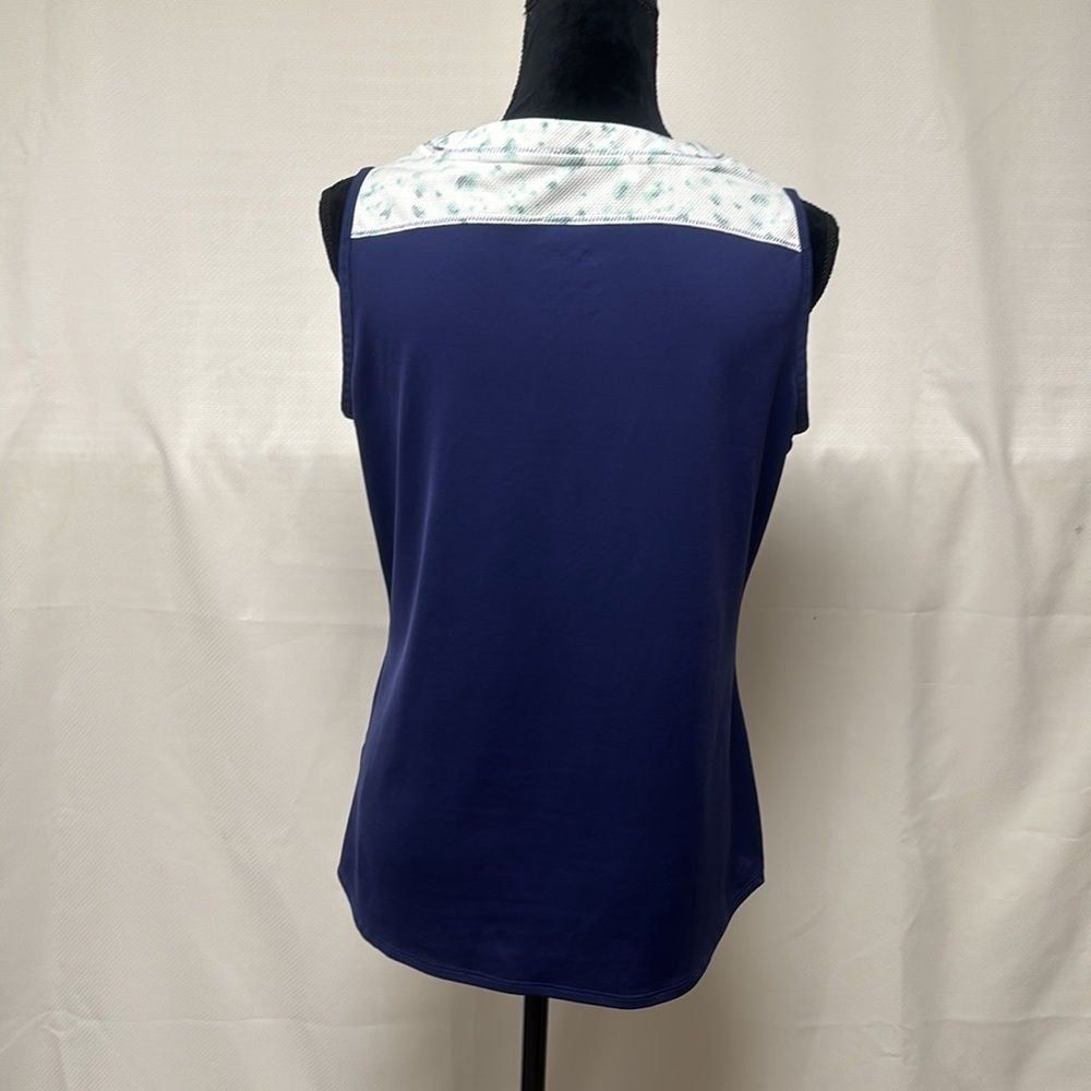 Adidas Climacool Women's Blue Sleeveless Top - Picture 5 of 8